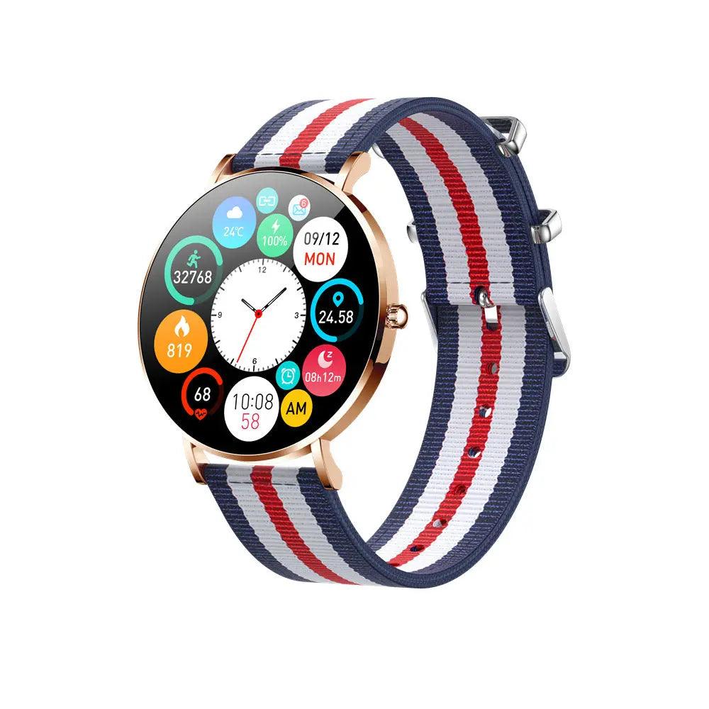 T8 smartwatch AMOLED ultra-thin female bracelet sports health meter step heart rate blood pressure sports smart bracelet Hypersku