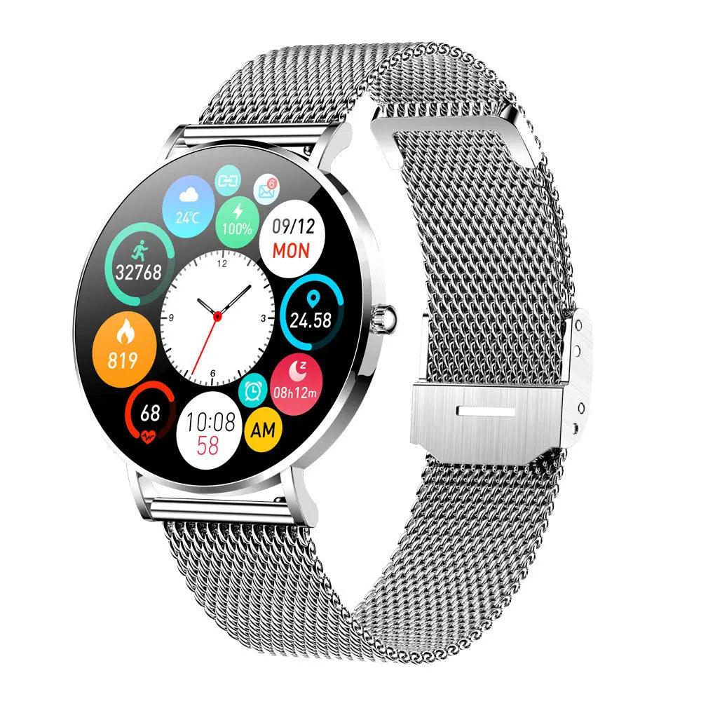 T8 smartwatch AMOLED ultra-thin female bracelet sports health meter step heart rate blood pressure sports smart bracelet Hypersku