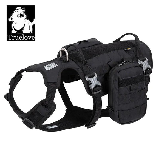 TRUELOVE High Performance Tactical Training Military Backpack Service Dog Harness with Dupont Cordura Waterproof Fabric YH1805 Fit For Life Brands