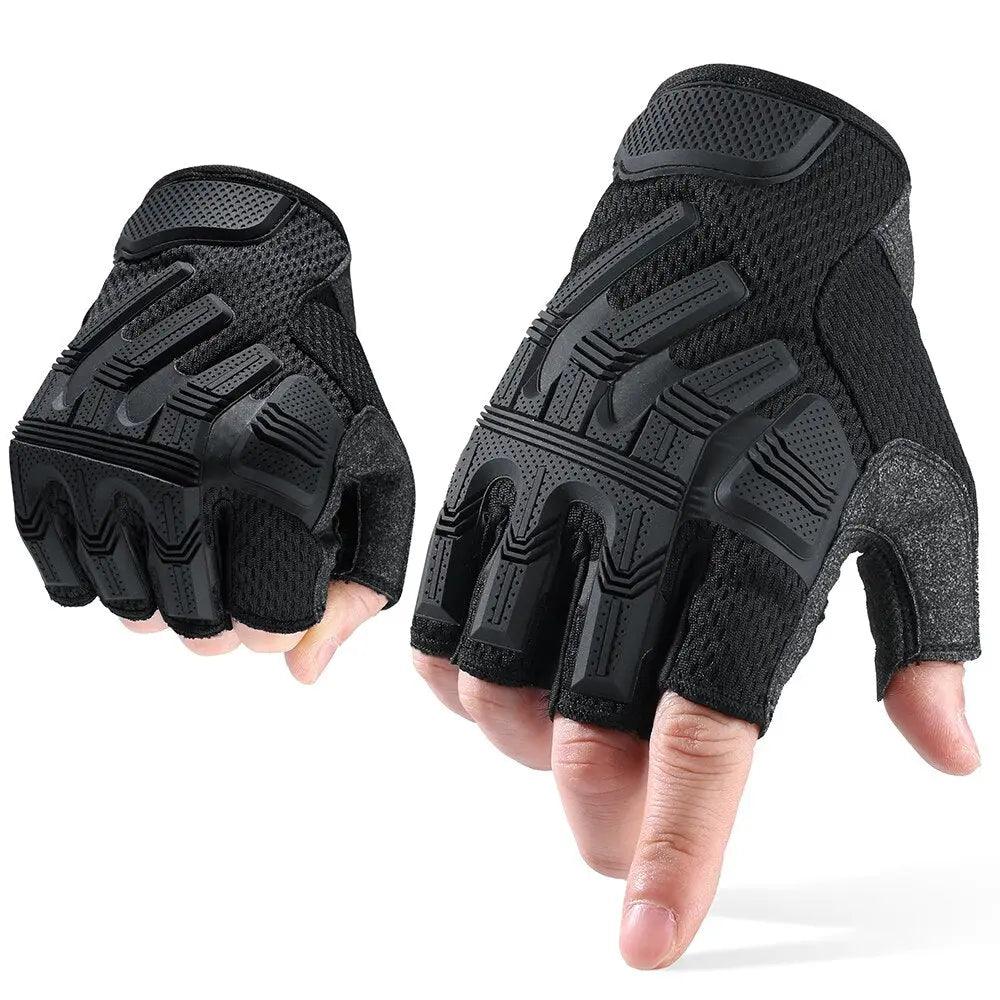 Tactical Full Finger Gloves Touch Screen Army Military Paintball Airsoft Combat Shooting Rubber Protective Anti-skid Men Women Fit For Life Brands