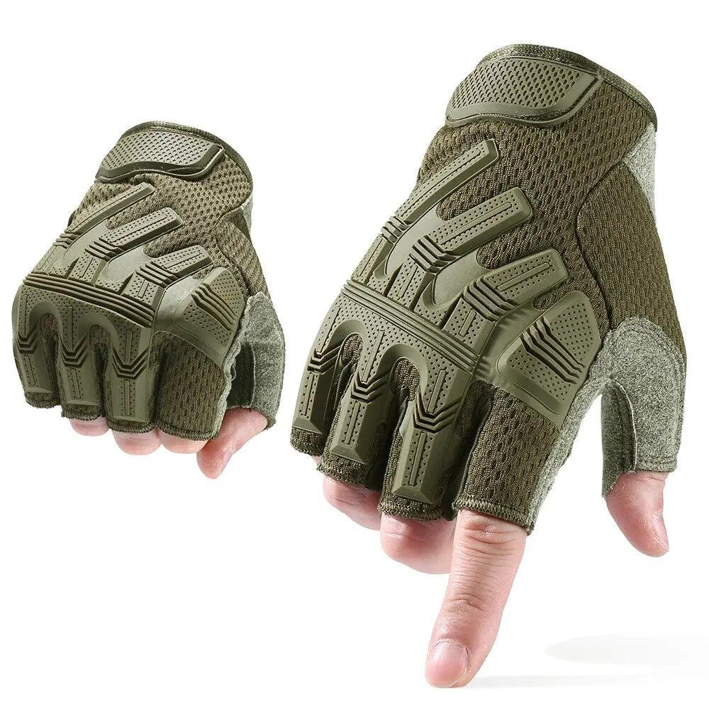 Tactical Full Finger Gloves Touch Screen Army Military Paintball Airsoft Combat Shooting Rubber Protective Anti-skid Men Women Fit For Life Brands