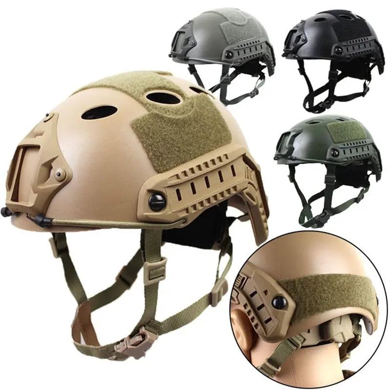 Tactical Helmet Fast MH PJ Casco Airsoft Paintball Combat Helmets Outdoor Sports Jumping Head Protective Gear Fit For Life Brands