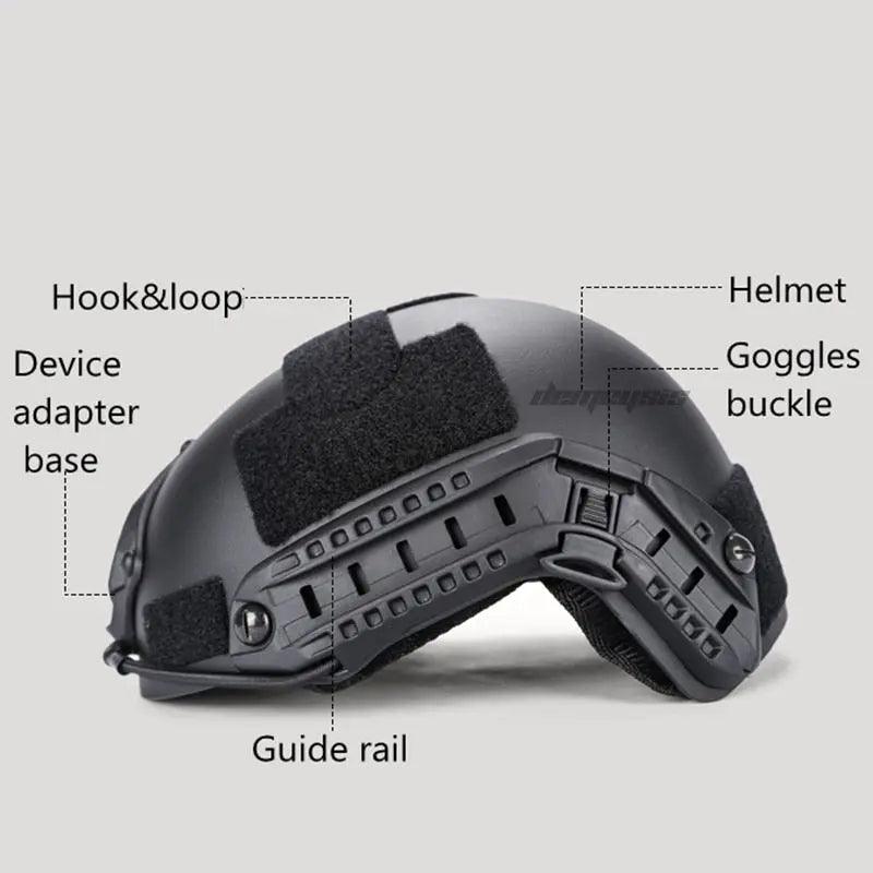 Tactical Helmet Fast MH PJ Casco Airsoft Paintball Combat Helmets Outdoor Sports Jumping Head Protective Gear Fit For Life Brands