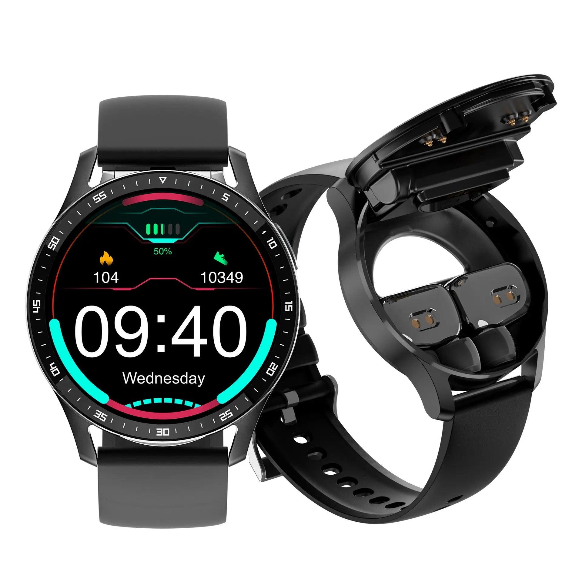 X7 Smart Bluetooth Talk Watch 2-in-1 Bluetooth TWS Headset Sports heart rate Music weather offline payment Hypersku